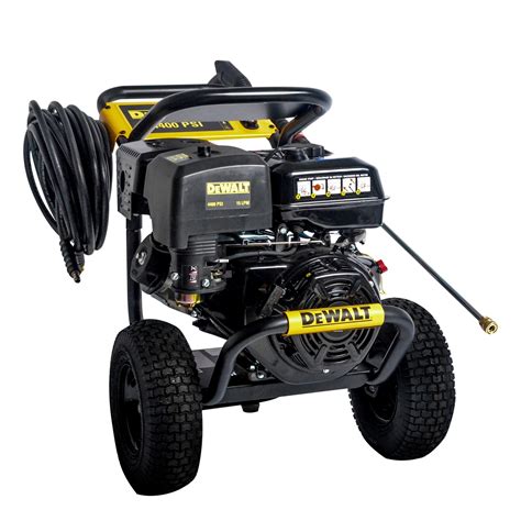 Dewalt 4400 psi pressure washer manual - DEWALT pressure washers deliver high performance and maximum power straight from the box. The Pressure Ready cold water gas pressure washer comes equipped with 4 stainless steel quick connect nozzles (CETA certified 3400 psi at 2.5 GPM) and is built to perform for your professional tasks. Great for cleaning equipment, wood structures, driveways and vinyl siding. Ideal for mid to heavy portable ...